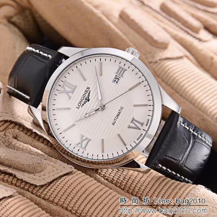 LONGINES浪琴 經典大三針 全自動機械 精品男士腕表 WSS1096